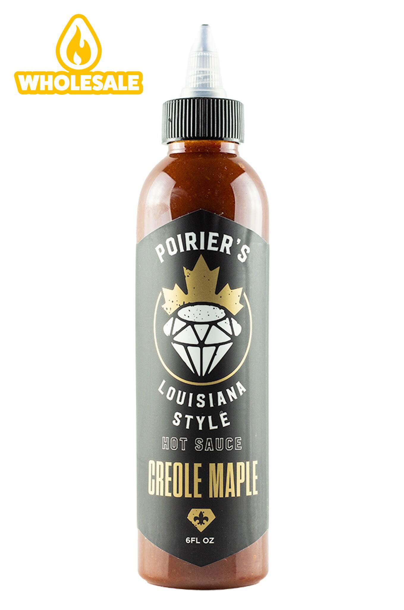Poirier's Creole Maple Hot Sauce | Poirier's Louisiana Style Hot Sauce -C